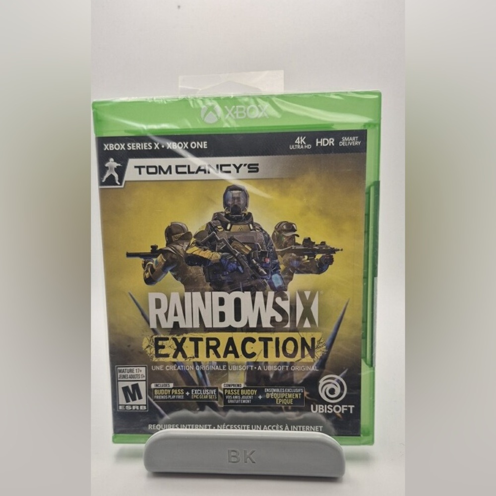 Ubisoft Rainbow Six Extraction for Xbox - Green Case New Factory Sealed